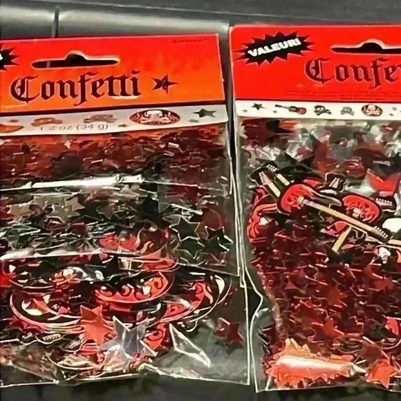 HUGE Rock N Roll Party Lot Decor Banner table toppers, scene setter lanterns - Picture 6 of 7